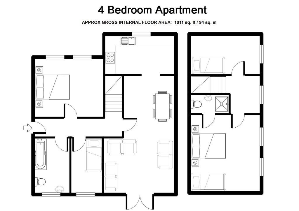 Bristol Serviced Lettings - Beaufort Court Номер фото
